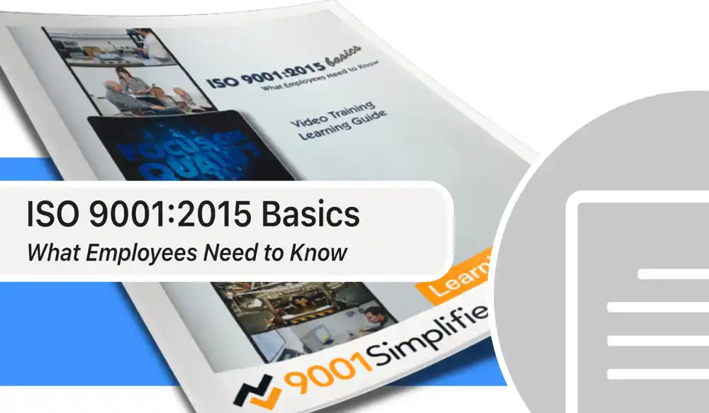 Learning Guide: ISO 9001:2015 Basics