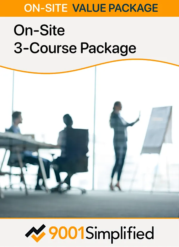 On-Site ISO 9001 3-Course Package