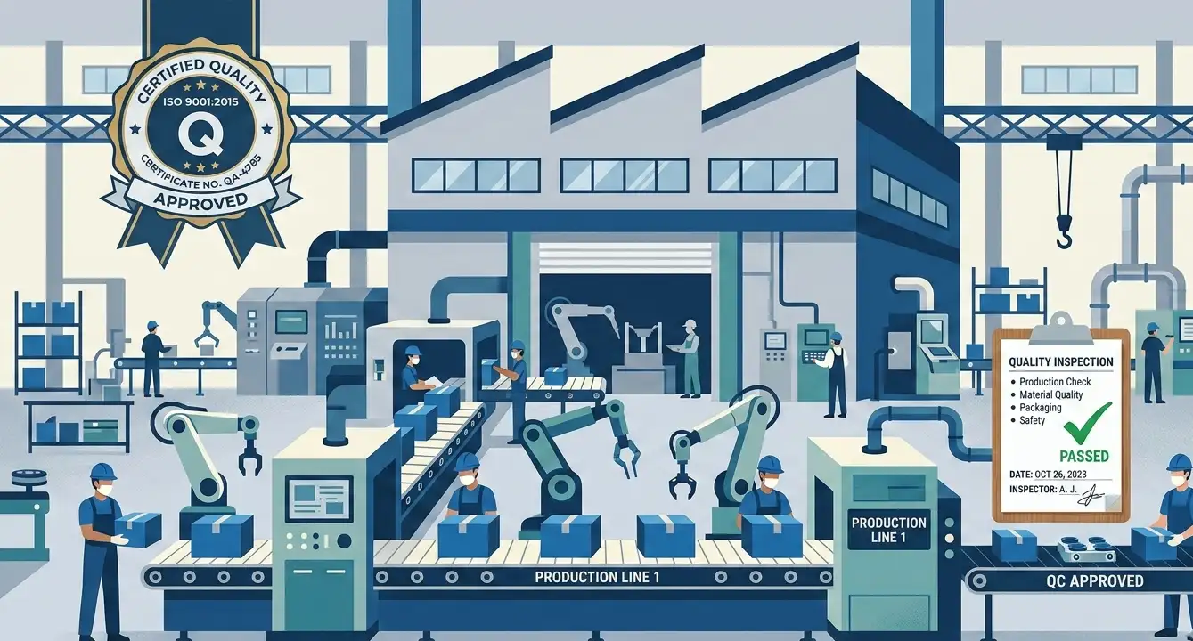 ISO 9001 Certified Manufacturing Facility