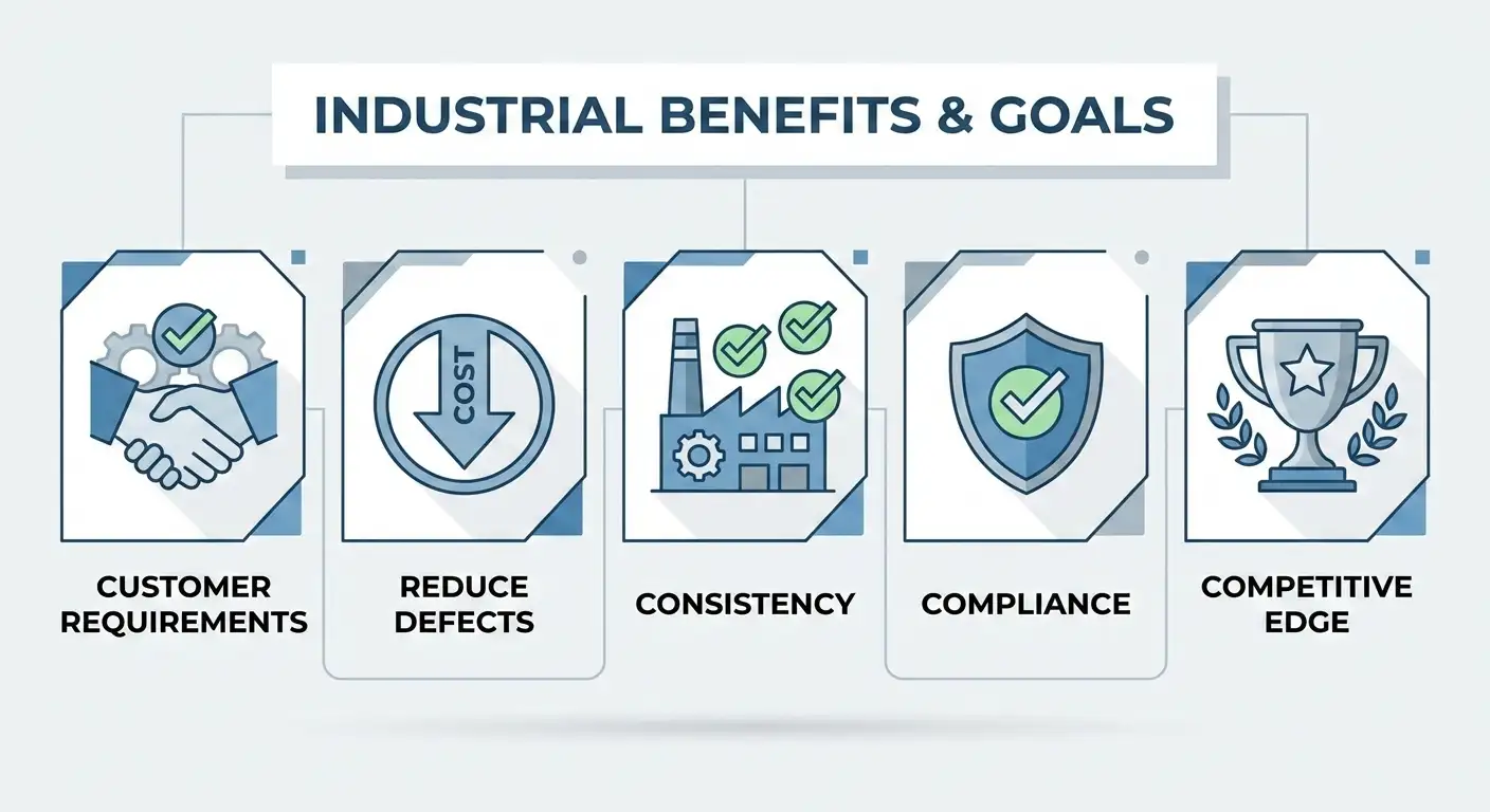 The Benefits of ISO 9001 Certification for Manufacturing Companies