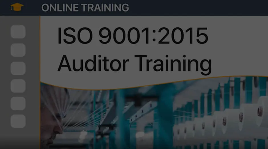 ISO 9001 Online Auditor Training