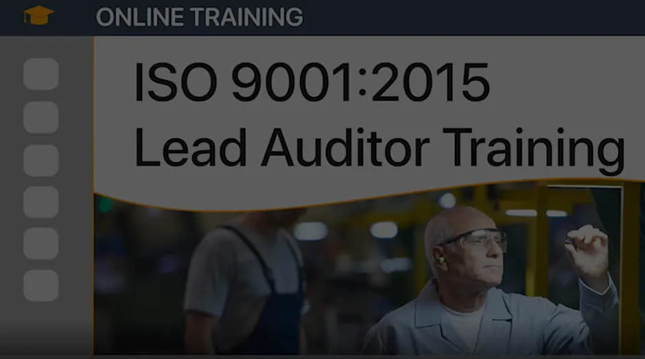 ISO 9001 Online Lead Auditor Training